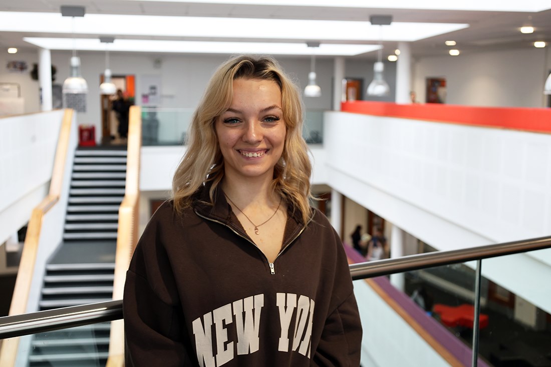 Katie has achieved her dream of studying in the US